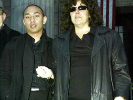 Susan Chana Lask at NYC Criminal Court with client