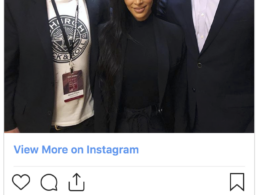 Kim Kardashian with Jason Flom