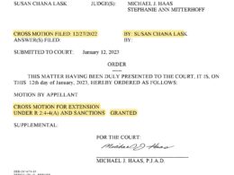 Michael Wiseberg, Esq. v Susan Chana Lask Order Granting Sanctions Against Wiseberg